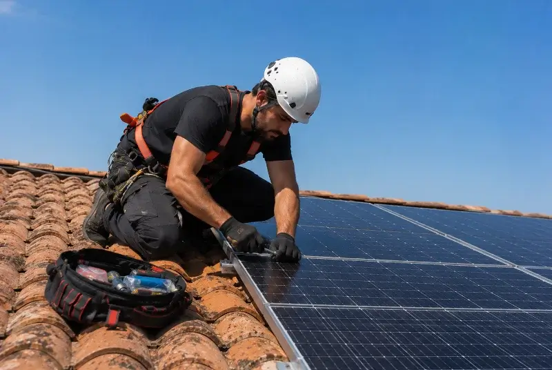 Maintenance et monitoring de panneaux solaires à Allègre-les-Fumades